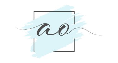 Çerçevedeki renkli arka planda küçük harfler var. Basit Biçim