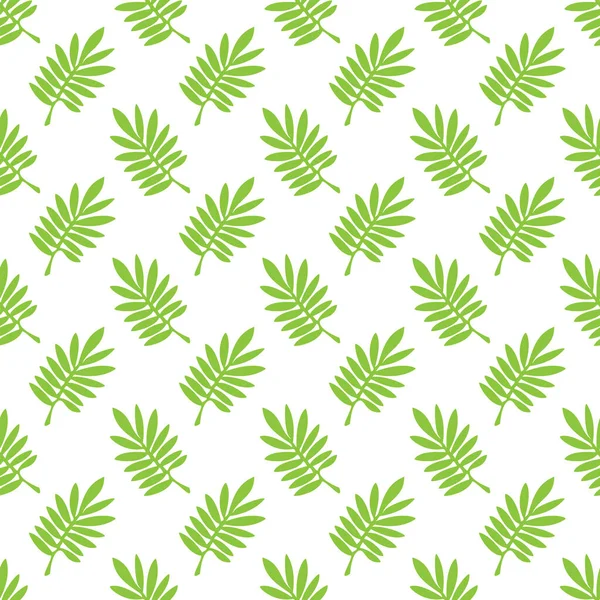 Seamless Foliage Pattern Textiles Textures Prints Simple Backgrounds Flat Design — Stock Vector