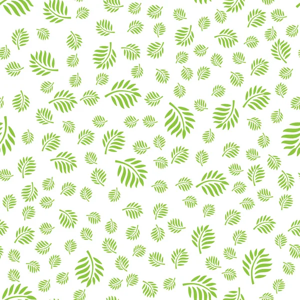 Seamless Foliage Pattern Textiles Textures Prints Simple Backgrounds Flat Design — Stock Vector