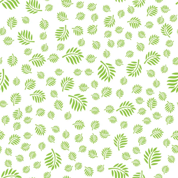 Patrón Follaje Sin Costuras Para Textiles Texturas Estampados Fondos Simples — Vector de stock