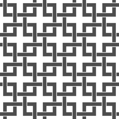 Geometric color-editable pattern of intersecting lines for textures, textiles, and simple backgrounds. Flat Style