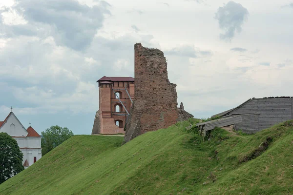 Eski Bir Kalenin Kalıntıları Novogrudok Belarus Stok Fotoğrafçılığı — Stok fotoğraf