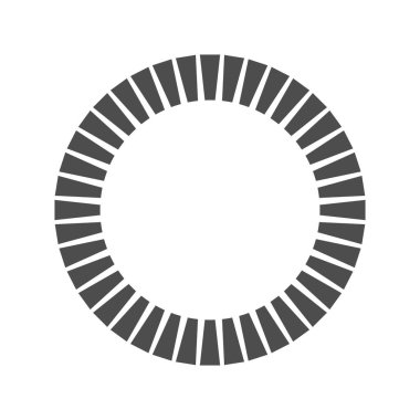 Dekoratif yuvarlak çerçeve. Kartpostal tasarımı için bir şablon, davetiye afişleri, kitaplar, tekstil, gravür, ahşap ürünler, koleksiyon defteri ve yaratıcılık. Düz Biçim