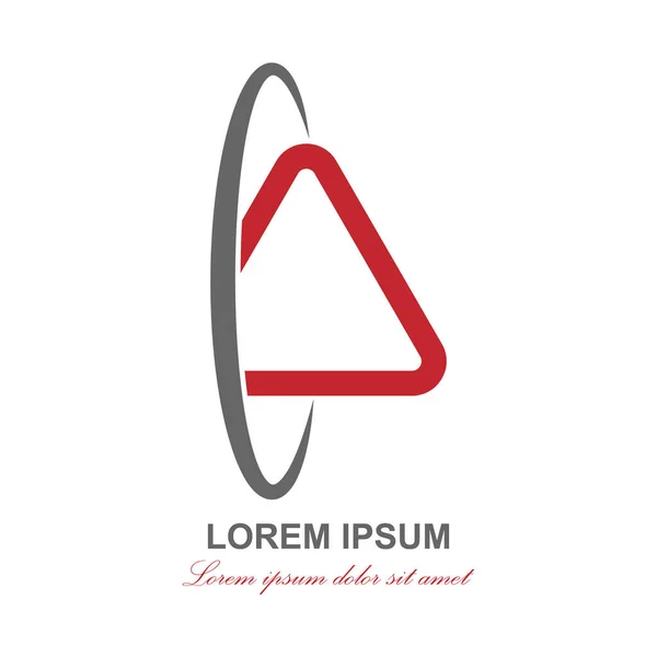 Logotipo Abstrato Para Empresas Empresas Comunicações Sociais Branco Para Logotipo — Vetor de Stock
