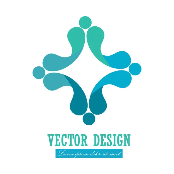 Icona Astratta Illustrazione Vettoriale Logo Logo Marchio Azienda Business Design — Vettoriale Stock
