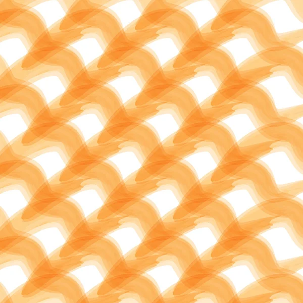 Abstrakt Sömlöst Akvarellmönster Orange Nyanser För Tryck Texturer Textilier Och — Stock vektor