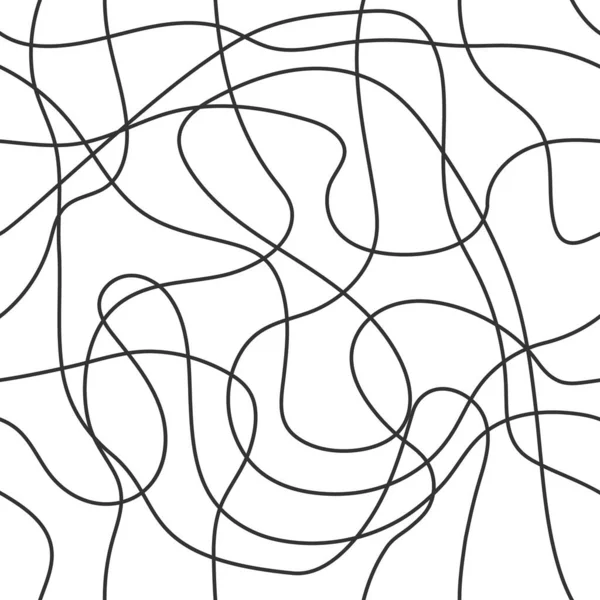 Безшовний Абстрактний Візерунок Ліній Намотування Перетинаються Текстур Текстилю Простого Фону — стоковий вектор