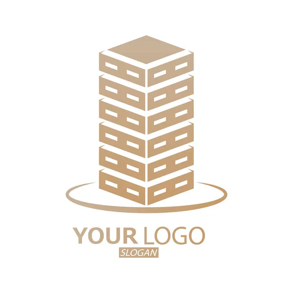 Vorlage Für Ein Logo Eine Marke Ein Logo Oder Aufkleber — Stockvektor
