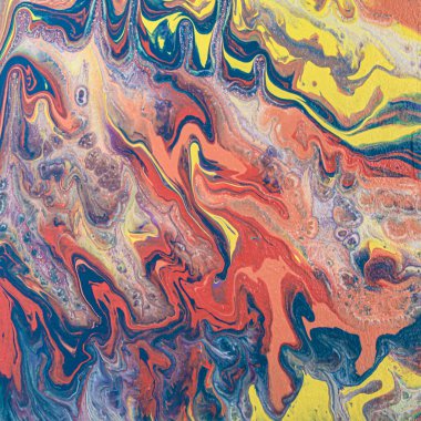 Fluidart stilinde özgeçmiş, afişler, posterler, resimler için soyut bir arkaplan. Stok illüstrasyonu.