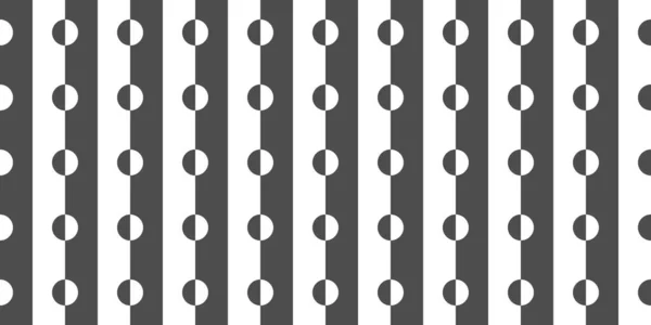 Seamless Editable Monochrome Vector Rectangles Circles Pattern Textures Textiles Simple — Stock Vector