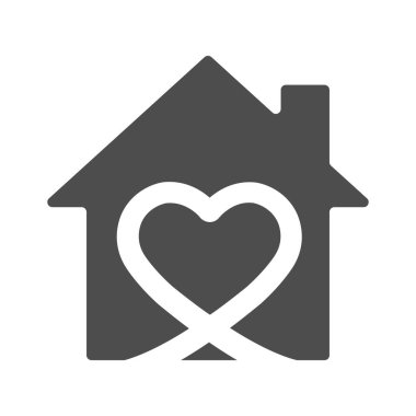 Kalp ikonu geldi. Web siteleri ve uygulamalar için vektör illüstrasyonu, yaratıcı tasarım için. Düz biçim.