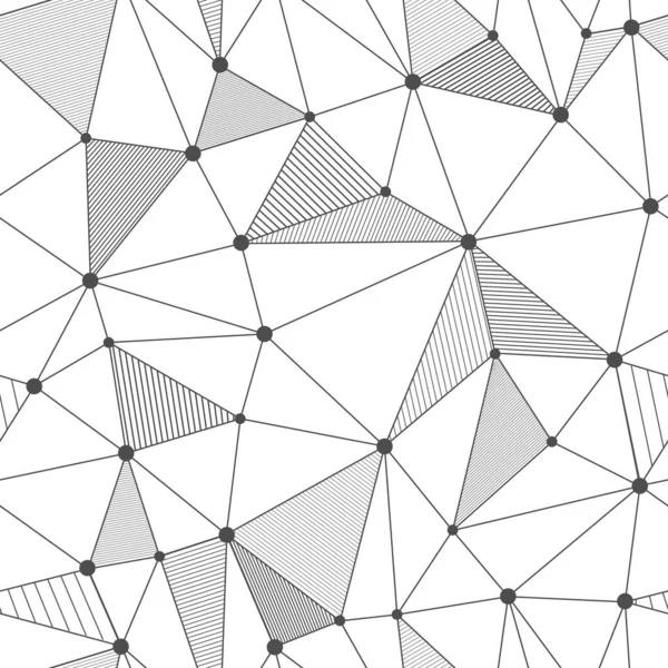 Motif Linéaire Vectoriel Sans Couture Forme Des Triangles Avec Des — Image vectorielle