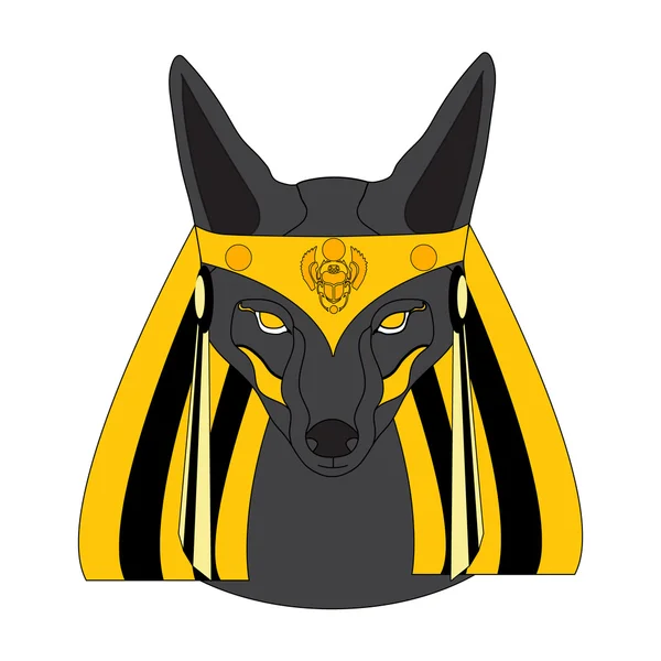 Illustrazione grafica di Anubis — Vettoriale Stock