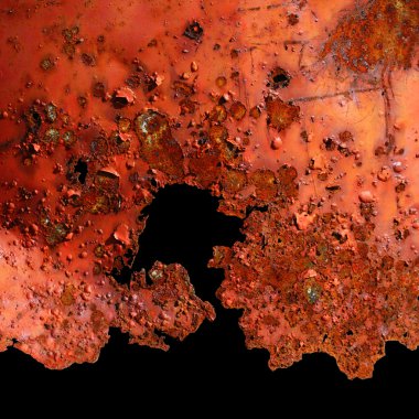 Paslı yüzey deseni 