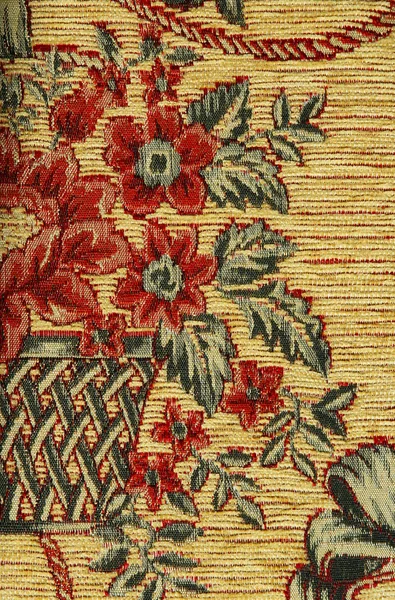 Patroon van een retro floral tapijt — Stockfoto