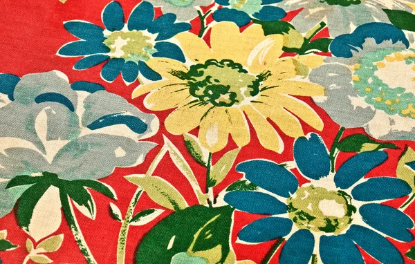 Pola permadani bunga hias klasik — Stok Foto