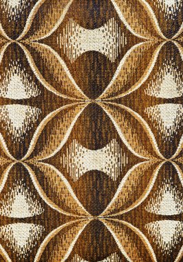 Kumaş deseni soyut süsleme ile retro tarzında