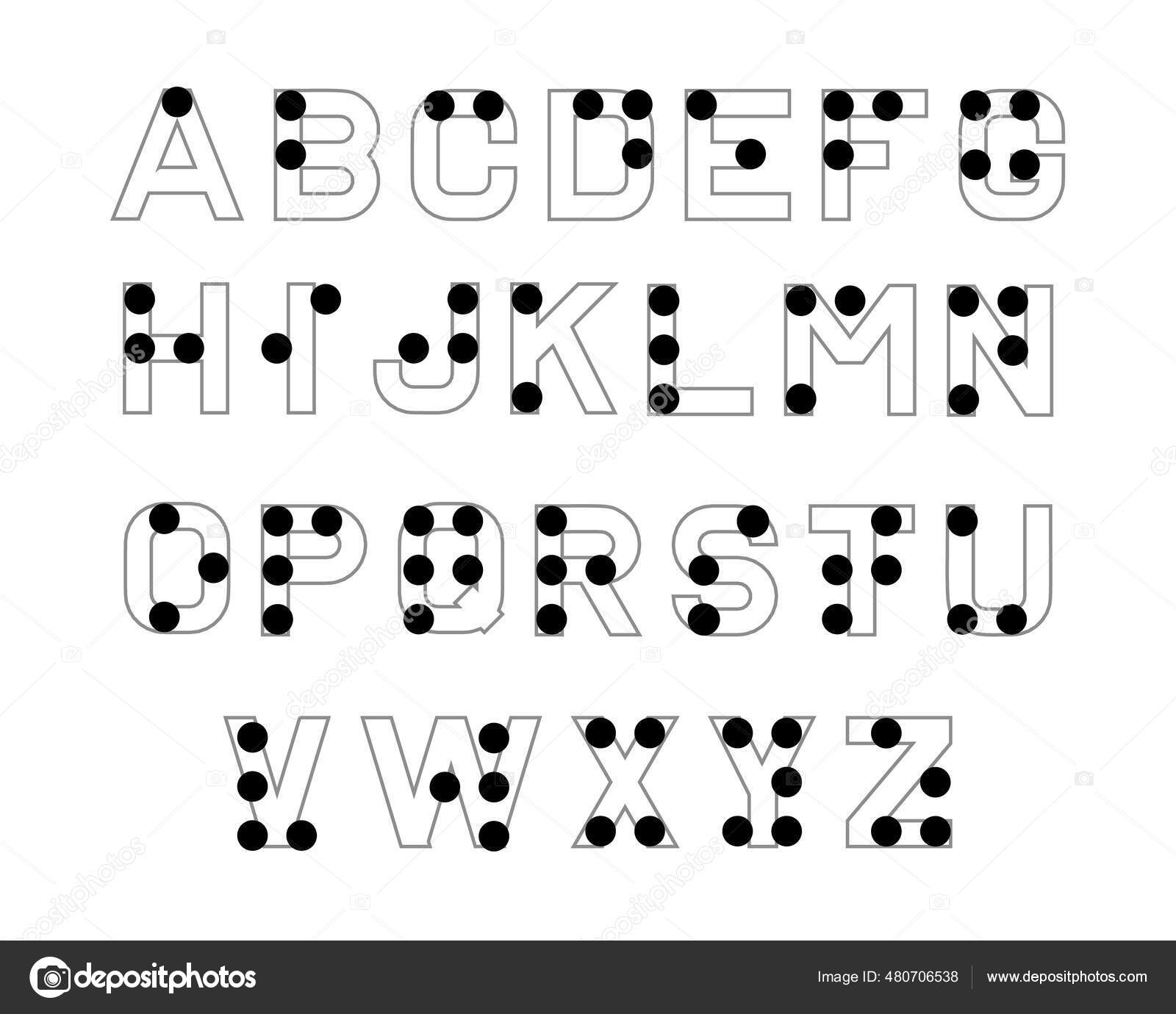 Брайля шрифт