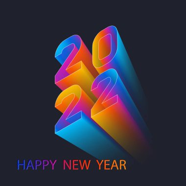 Mutlu yıllar 2022 kapağı. Soyut noel kartı. Xmas yeni yıl kartı geçmişi. Mutlu yıllar 2022 metin tasarım vektörü