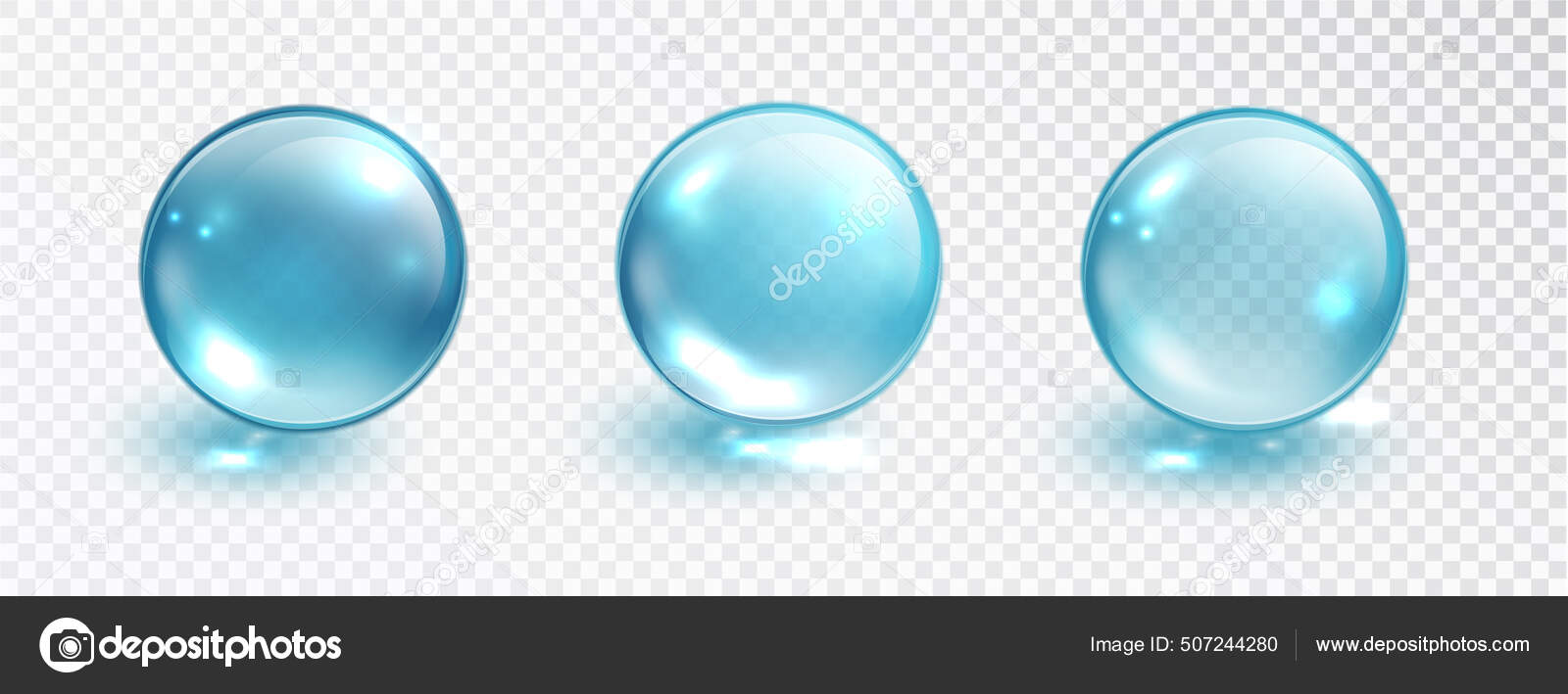 Transparent Water Realistic Glass Bubbles Bubbles Jpg Vector Jpg