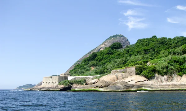 Espectacular panorama de Río de Janeiro, Brasil - vista a la montaña — Foto de Stock