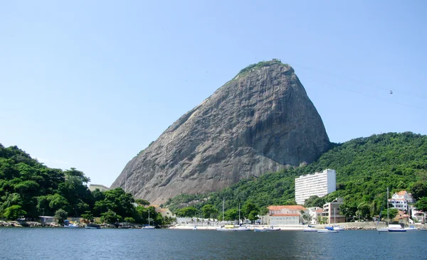 Espectacular panorama de Río de Janeiro, Brasil - vista a la montaña — Foto de Stock