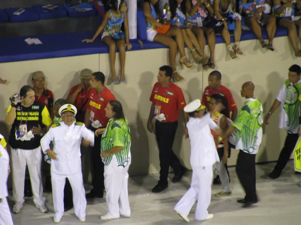 Rio de Janeiro, Brezilya - Şubat 23: Şubat 23, 2009 tarihinde Rio de Janeiro'da karnaval yıllık sırasında inanılmaz extravaganza — Stok fotoğraf