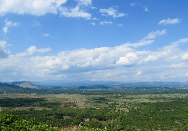 Increíble panorama rural croata — Foto de Stock