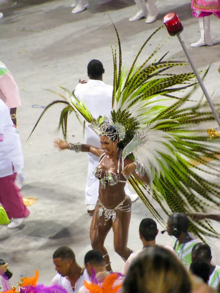 Rio de Janeiro, Brazílie - 23. února: úžasné fantastická každoroční karneval v Rio de Janeiru únor 23, 2009 — Stock fotografie