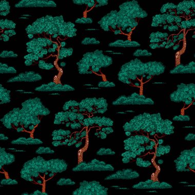 Çam 1 ile kusursuz desen