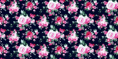 Kaliteli güllerle kusursuz desen