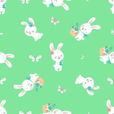 Tavşanlı bahar Paskalya arkaplanı