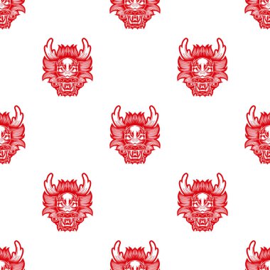 Çin ejderhalarında kusursuz desen