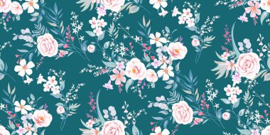 Kusursuz bahar çiçekli arka plan 1