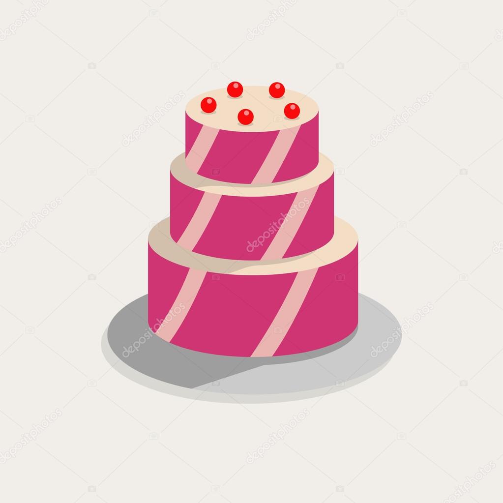 ケーキイラスト 繊細な背景にかわいいベクトル グラフィックス ベクトル ウェディングケーキ ストックベクター C Santafm