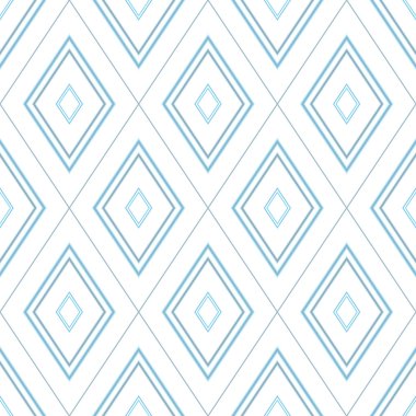 Mavi rhombus basit desen