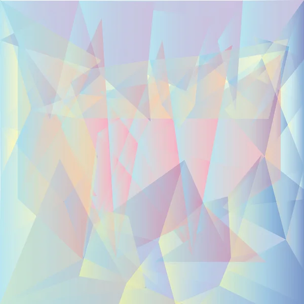 多層のカラフルな多角形のイメージ — ストックベクタ