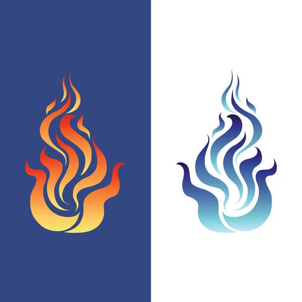 火のロゴの画像 — ストックベクタ