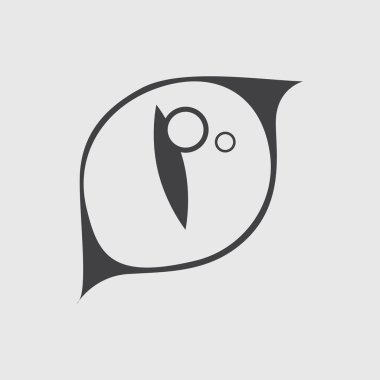 Kedi gözü beyaz bir arka plan üzerinde.