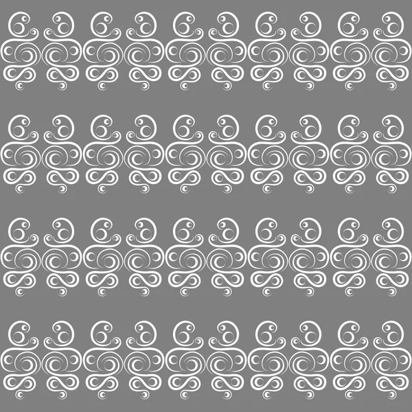Le motif sur un fond gris . — Image vectorielle