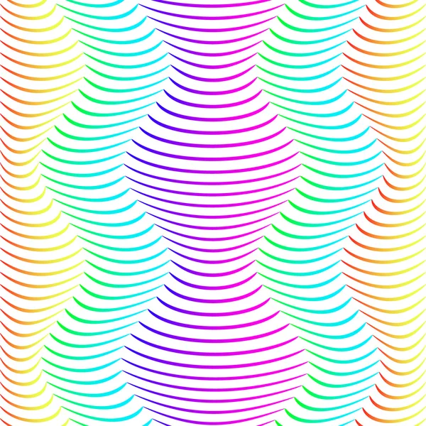Фон об'ємних хвиль різних кольорів . — стоковий вектор