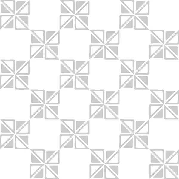 Άνευ ραφής γεωμετρικό σχέδιο, με γκρίζο τρίγωνο σε ένα λευκό backgro — Διανυσματικό Αρχείο
