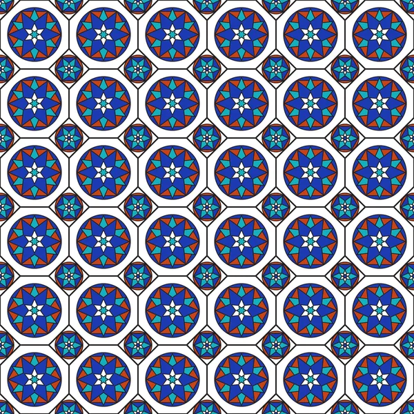 Il mosaico di forme geometriche . — Vettoriale Stock