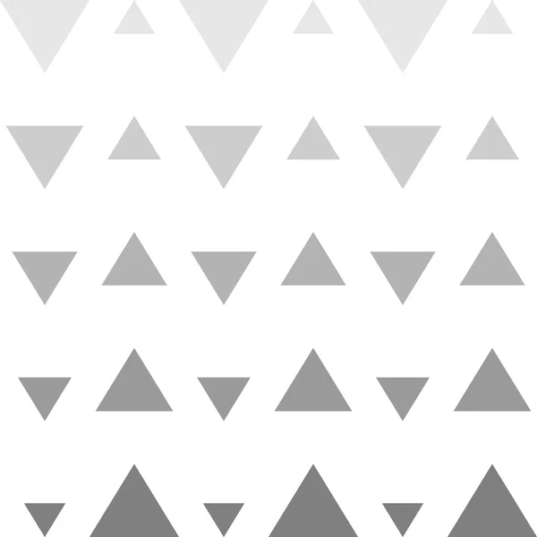 Dreiecke auf weißem Hintergrund. — Stockvektor