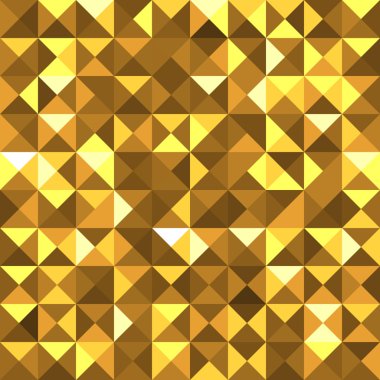 Üçgenler altın arka plan.
