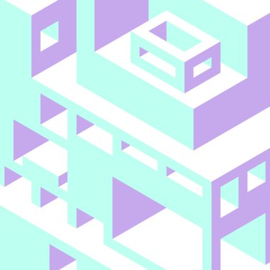 Geometrik şekilli soyut arkaplan.