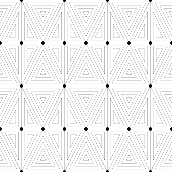 Patrón geométrico de puntos y triángulos . — Archivo Imágenes Vectoriales