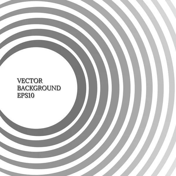 Fondo abstracto de círculos concéntricos . — Archivo Imágenes Vectoriales