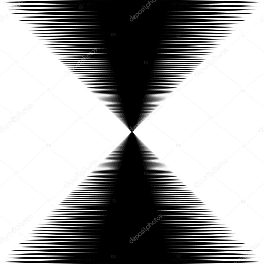 The black lines on a white background.