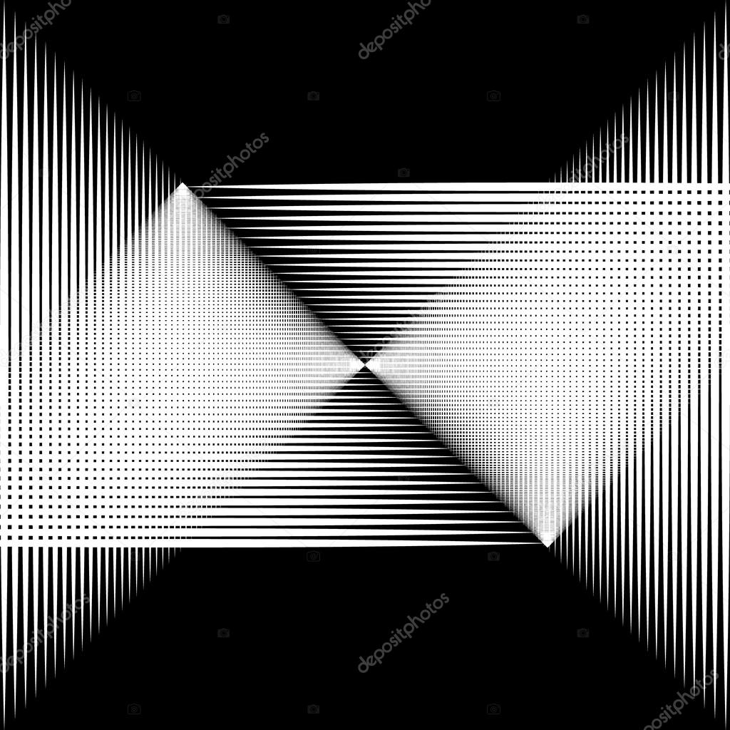 The white lines on a black background.